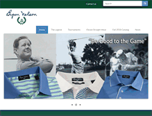 Tablet Screenshot of byronnelsongolf.com